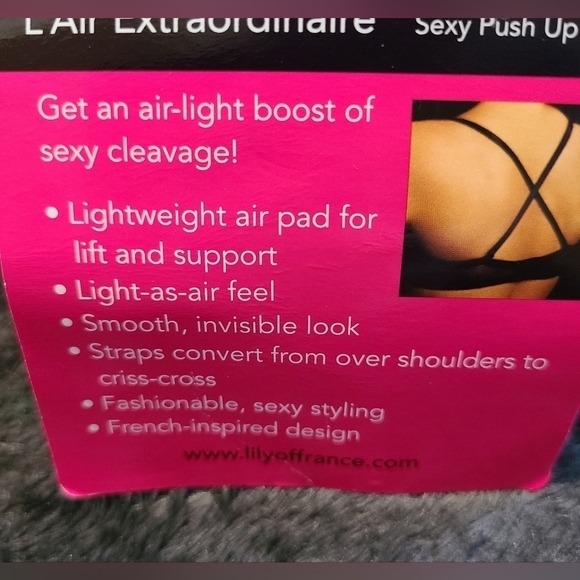 Lily Of France L'Air Extraordinarie Sexy Push Up Bra - Picture 7 of 9